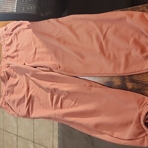 Common Identity Womens Brown Sweatpants, Pinkish, Tan Color